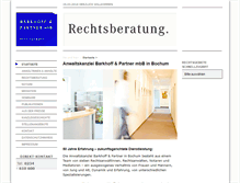 Tablet Screenshot of barkhoff-partner.de